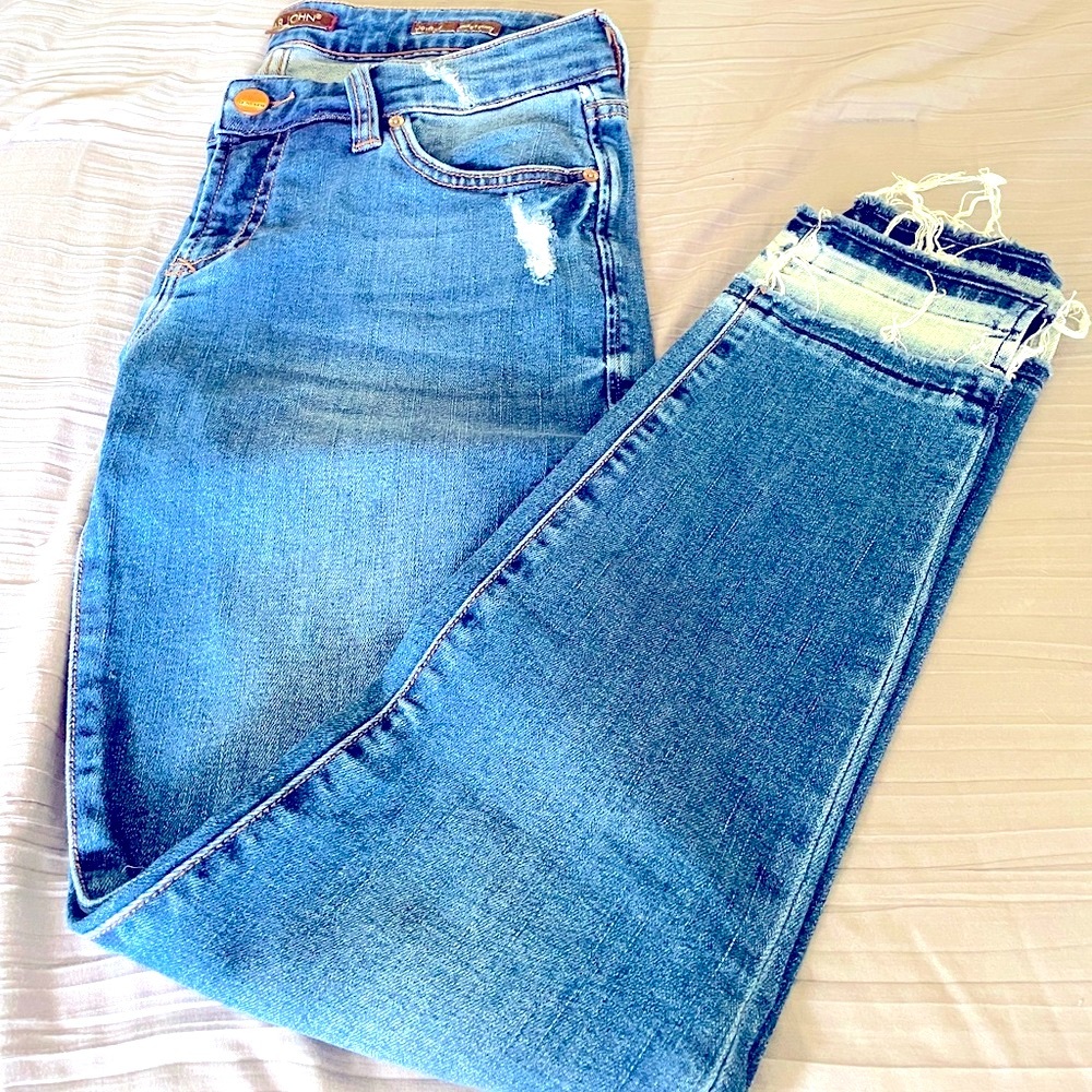 WOMEN’S NWOT DEAR JOHN JOYRICH COMFORT SKINNY JEANS SIZE 27